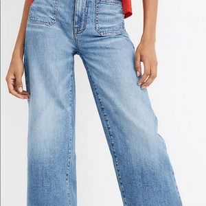Madewell wide leg crop